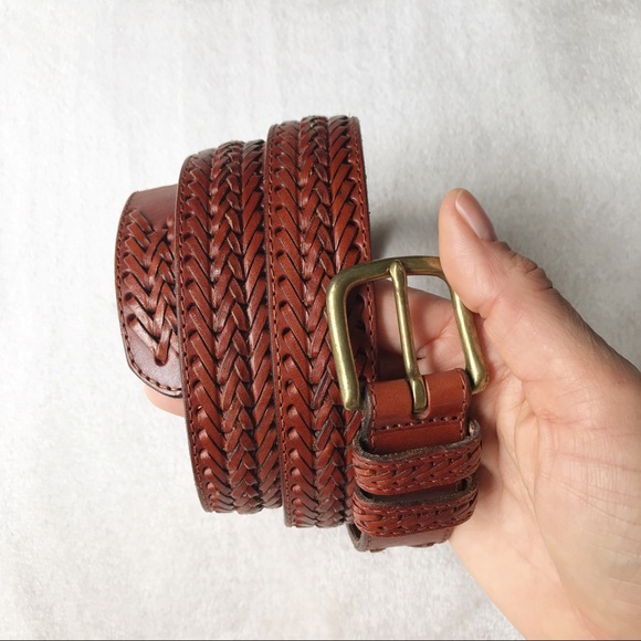 Banana Republic Accessories - Banana Republic Braided Leather Belt